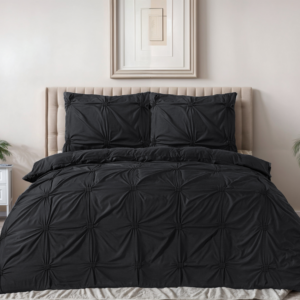 Punch Pintuck Zwart 240 x 200/220