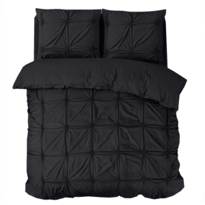 Punch Pintuck Zwart 240 x 200/220