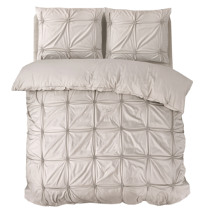 Punch pintuck Taupe 200 x 200/220