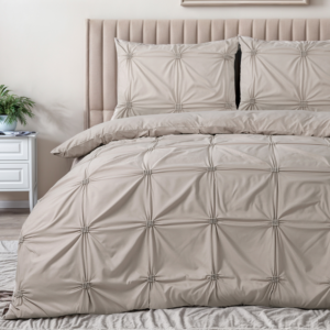 Punch pintuck Taupe 240 x 200/220