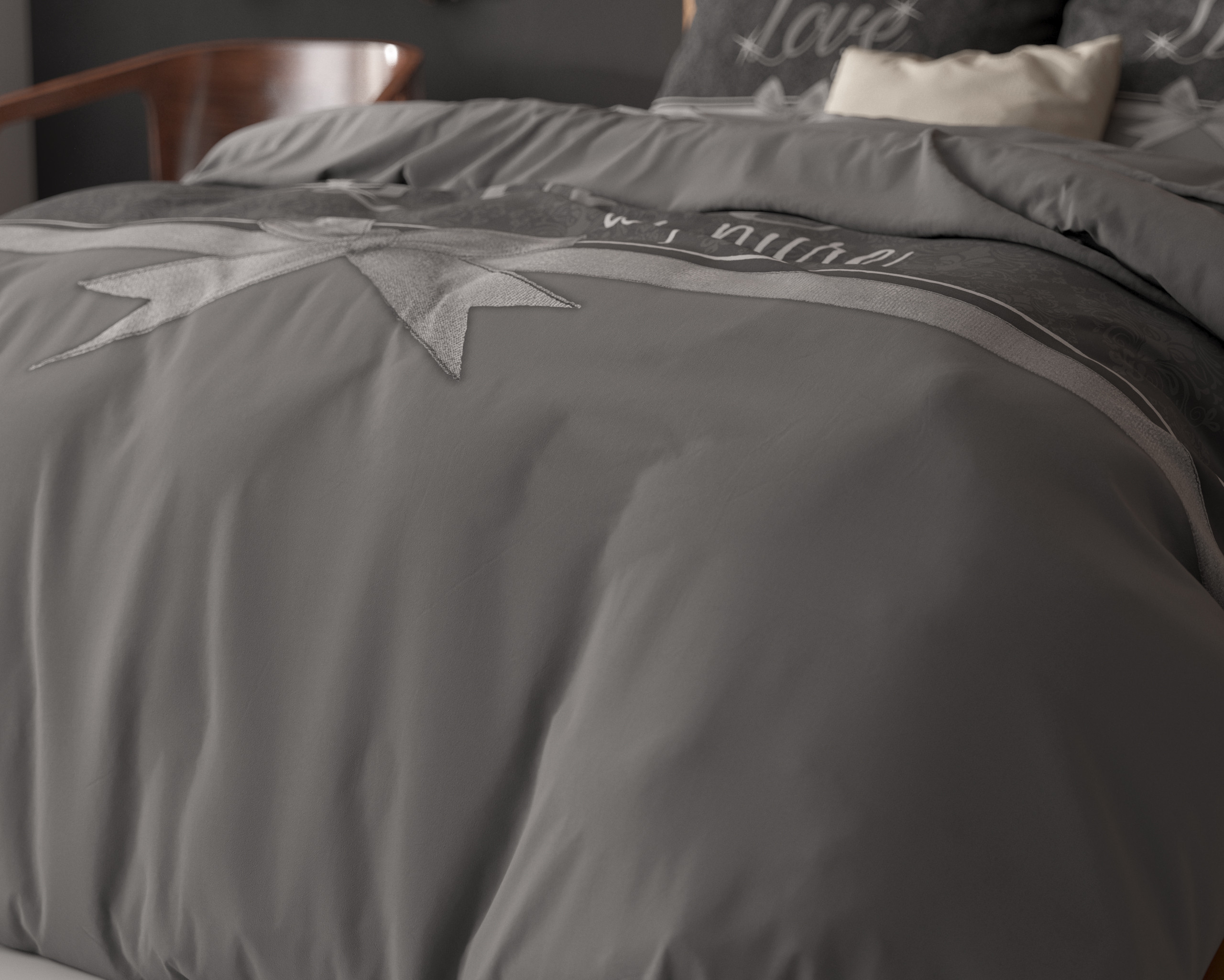 Pure Love Grijs 200 x 200/220