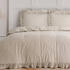 Ruffles Taupe 200 x 200/220