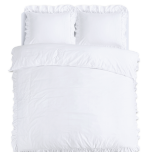 Ruffles Wit 200 x 200/220