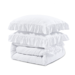 Ruffles Wit 200 x 200/220