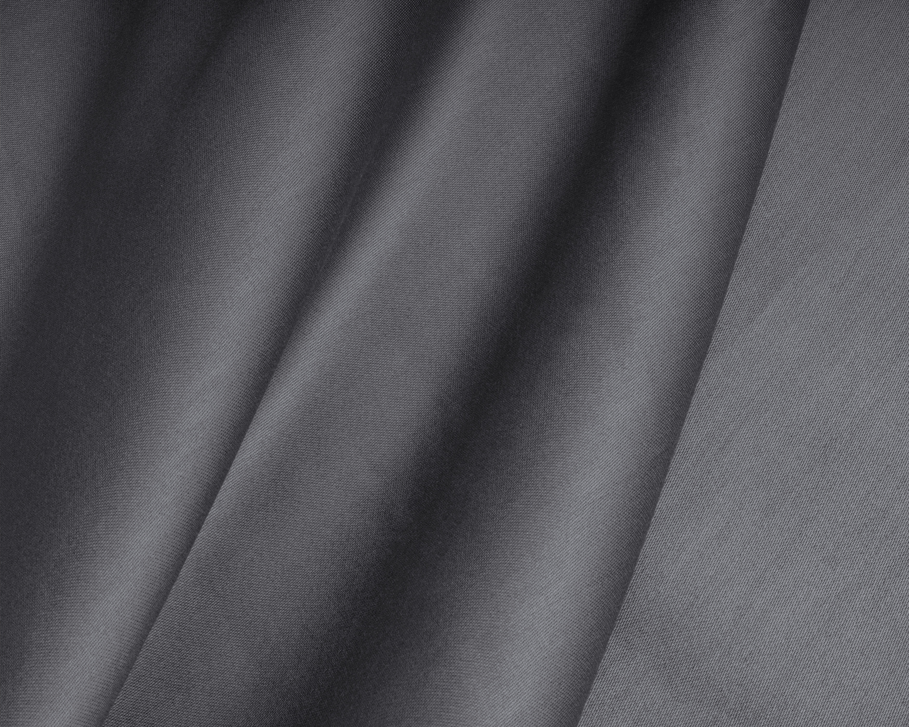 Satijnen Hoeslaken Antraciet 160 x 220