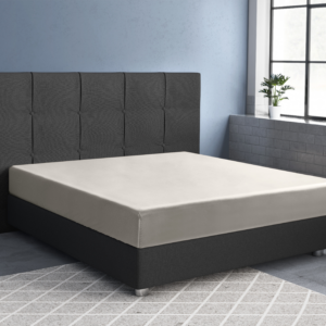 Satijnen Hoeslaken Creme 160 x 220