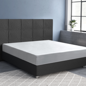 Satijnen Hoeslaken Wit 90 x 200