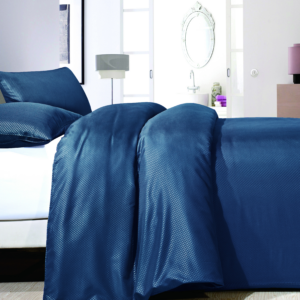 Satin Point Navy 200 x 220