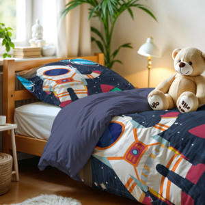 Space man 2 Blauw 140 x 200/220