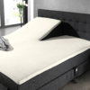 Splittopper Katoen Hoeslaken Creme 160 x 220