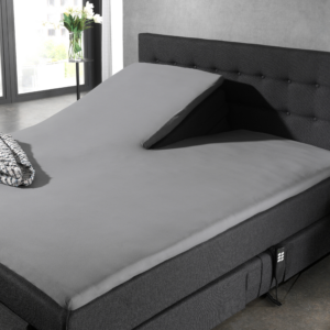 Splittopper Katoen Hoeslaken Grijs 160 x 210