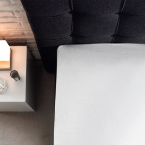 Splittopper Katoen Hoeslaken Wit 180 x 200