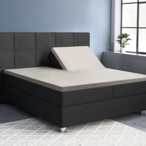 Splittopper Satijn Hoeslaken Creme 160 x 200