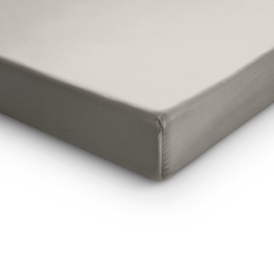 Splittopper Satijn Hoeslaken Creme 180 x 200