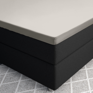 Splittopper Satijn Hoeslaken Creme 180 x 220