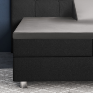 Splittopper Satijn Hoeslaken Grijs 160 x 200