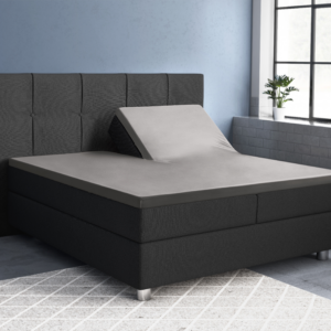 Splittopper Satijn Hoeslaken Grijs 160 x 200