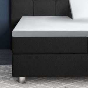 Splittopper Satijn Hoeslaken Wit 180 x 200