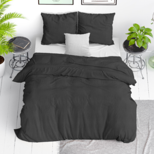 Stone washed Antraciet 140 x 200/220