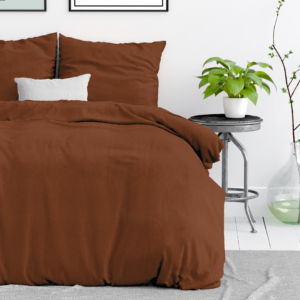 Stone washed Bruin 200 x 200/220