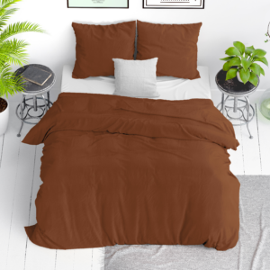 Stone washed Bruin 240 x 200/220