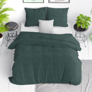 Stone washed Donker Groen 140 x 200/220