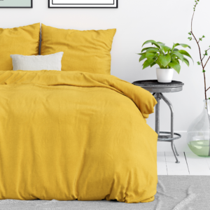 Stone washed Mustard 140 x 200/220