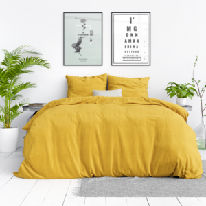 Stone washed Mustard 240 x 200/220