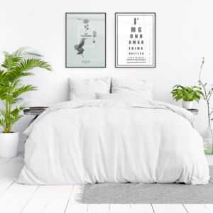 Stone washed Wit 140 x 200/220