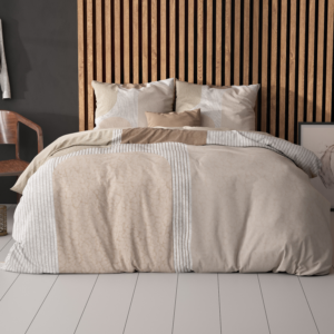 Teddy Print Crème 140 x 200/220