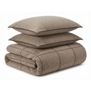 Teddy Trim Taupe 140 x 200/220