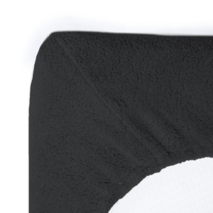 Teddy hoeslaken Antraciet 160 x 200