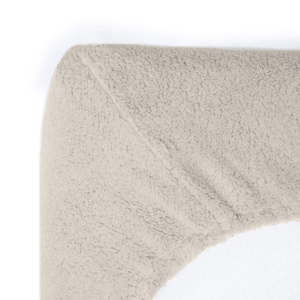 Teddy hoeslaken Creme 90 x 200