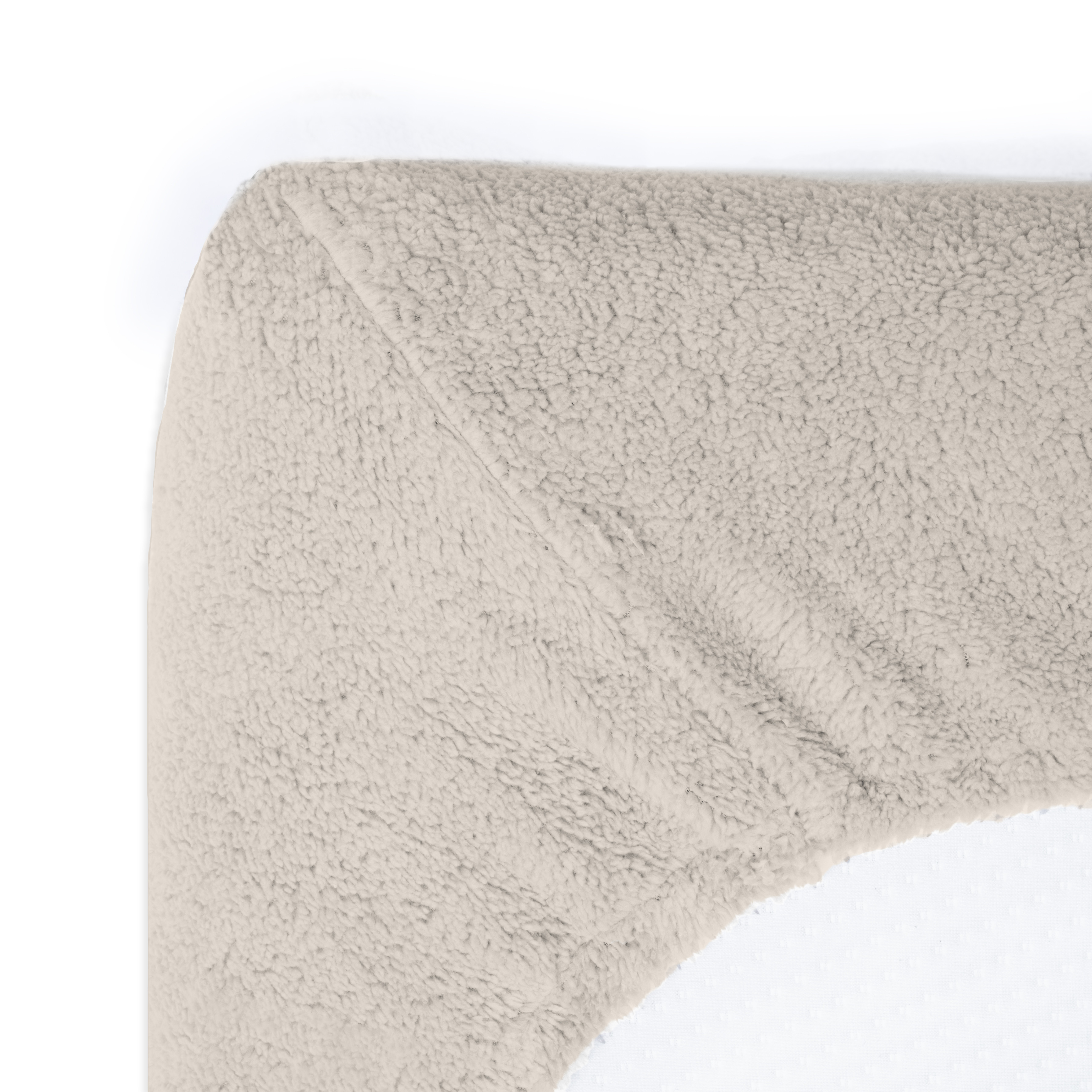 Teddy hoeslaken Creme 90 x 200