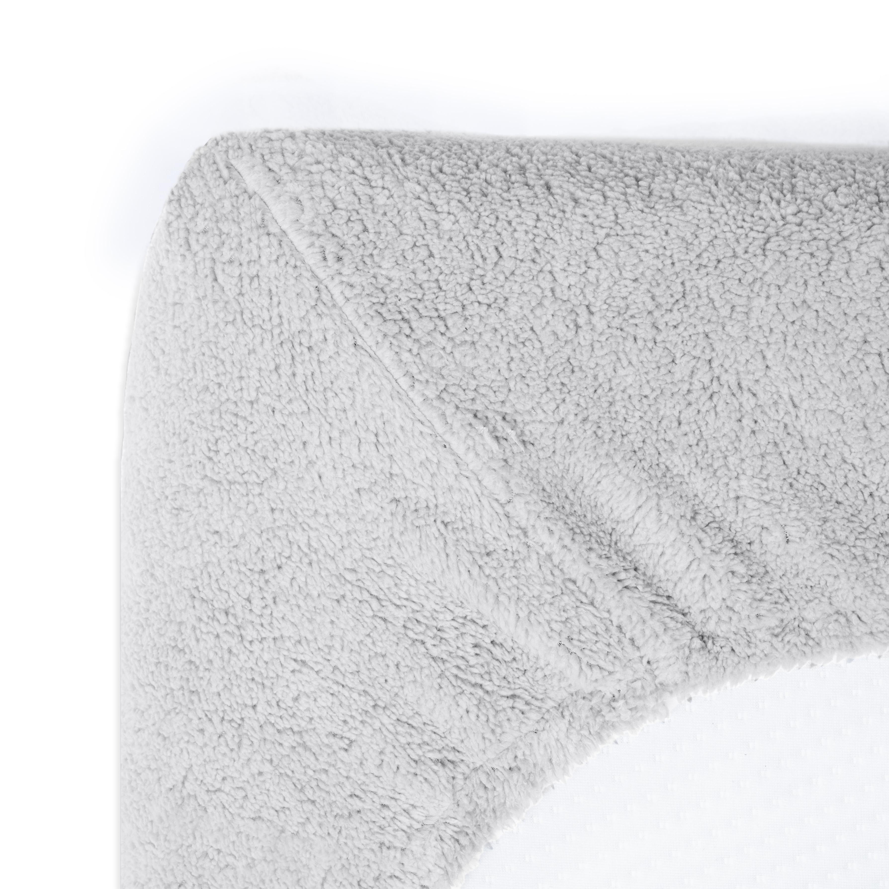 Teddy hoeslaken Grijs 90 x 200