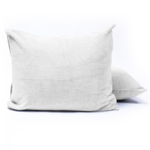 Teddy kussenslopen 2pack Wit 60 x 70