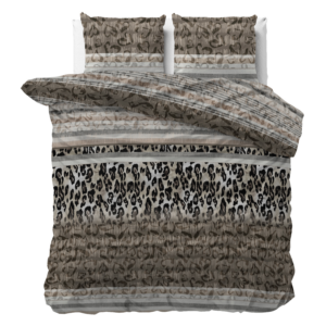 Tiger leopard Taupe 240 x 220