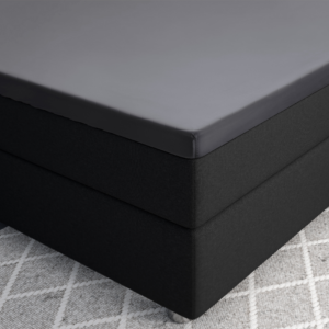 Topper Satijn Hoeslaken Antraciet 160 x 200