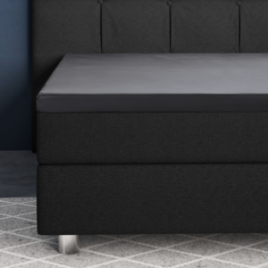 Topper Satijn Hoeslaken Antraciet 180 x 200