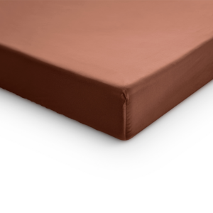 Topper Satijn Hoeslaken Bruin 180 x 200