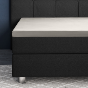 Topper Satijn Hoeslaken Creme 90 x 200