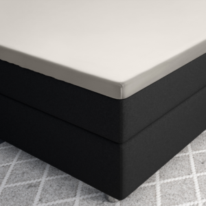 Topper Satijn Hoeslaken Creme 90 x 220