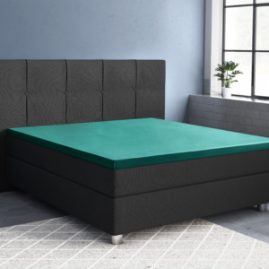 Topper Satijn Hoeslaken Donker Groen 90 x 220
