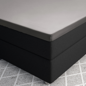 Topper Satijn Hoeslaken Grijs 140 x 200