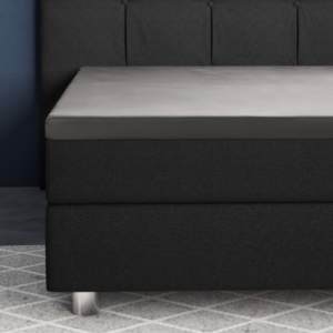 Topper Satijn Hoeslaken Grijs 160 x 200