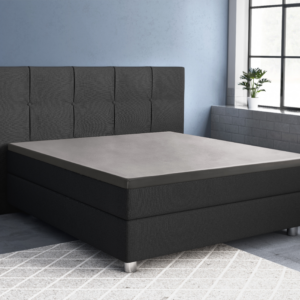 Topper Satijn Hoeslaken Grijs 180 x 200