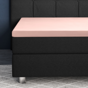 Topper Satijn Hoeslaken Roze 160 x 200