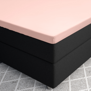 Topper Satijn Hoeslaken Roze 90 x 220