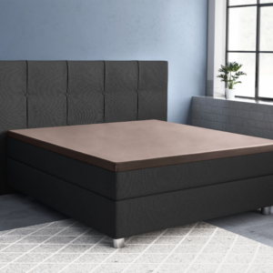 Topper Satijn Hoeslaken Taupe 180 x 220