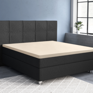 Topper Satijn Hoeslaken Zand 90 x 200